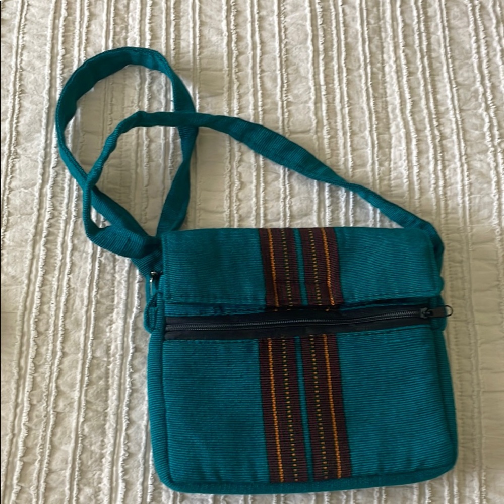 Teal crossbody